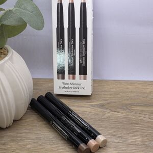 bdb Billion Dollar Beauty Warm Shimmer Eyeshadow Stick Trio – Nude Metallic NEW!